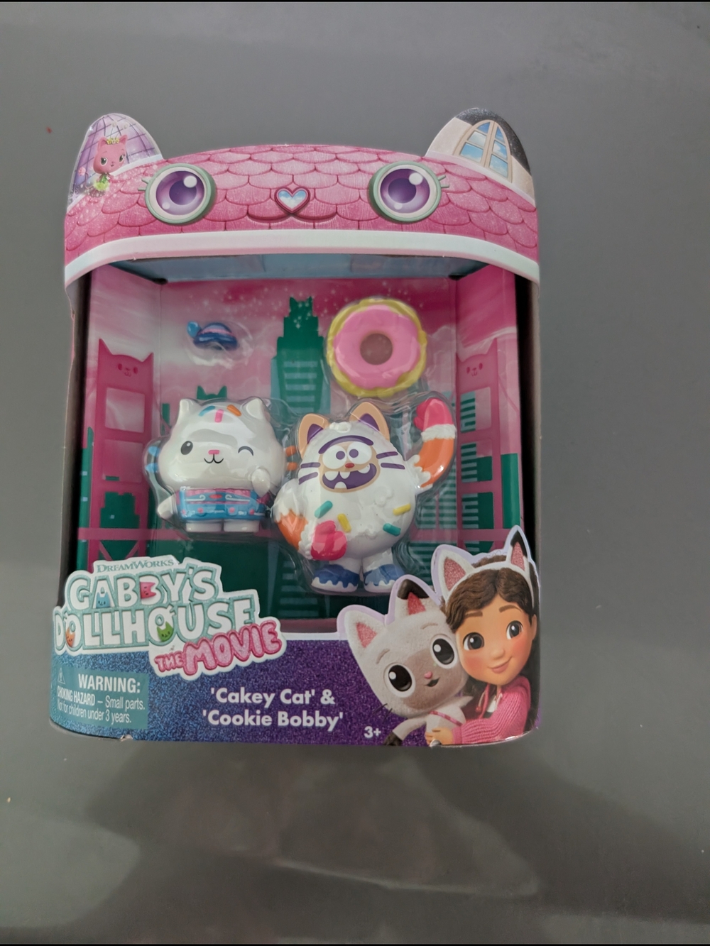 Gabby's Dollhouse: The Movie 'Cakey Cat & Cookie Bobby' Figure Pack